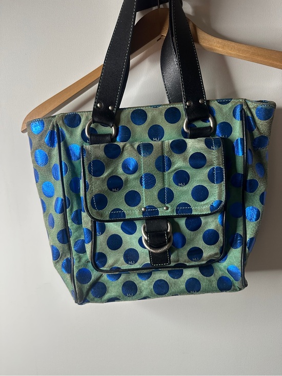Marc Jacobs Handbags - Marc Jacobs Polka Dot Suede Tote Purse